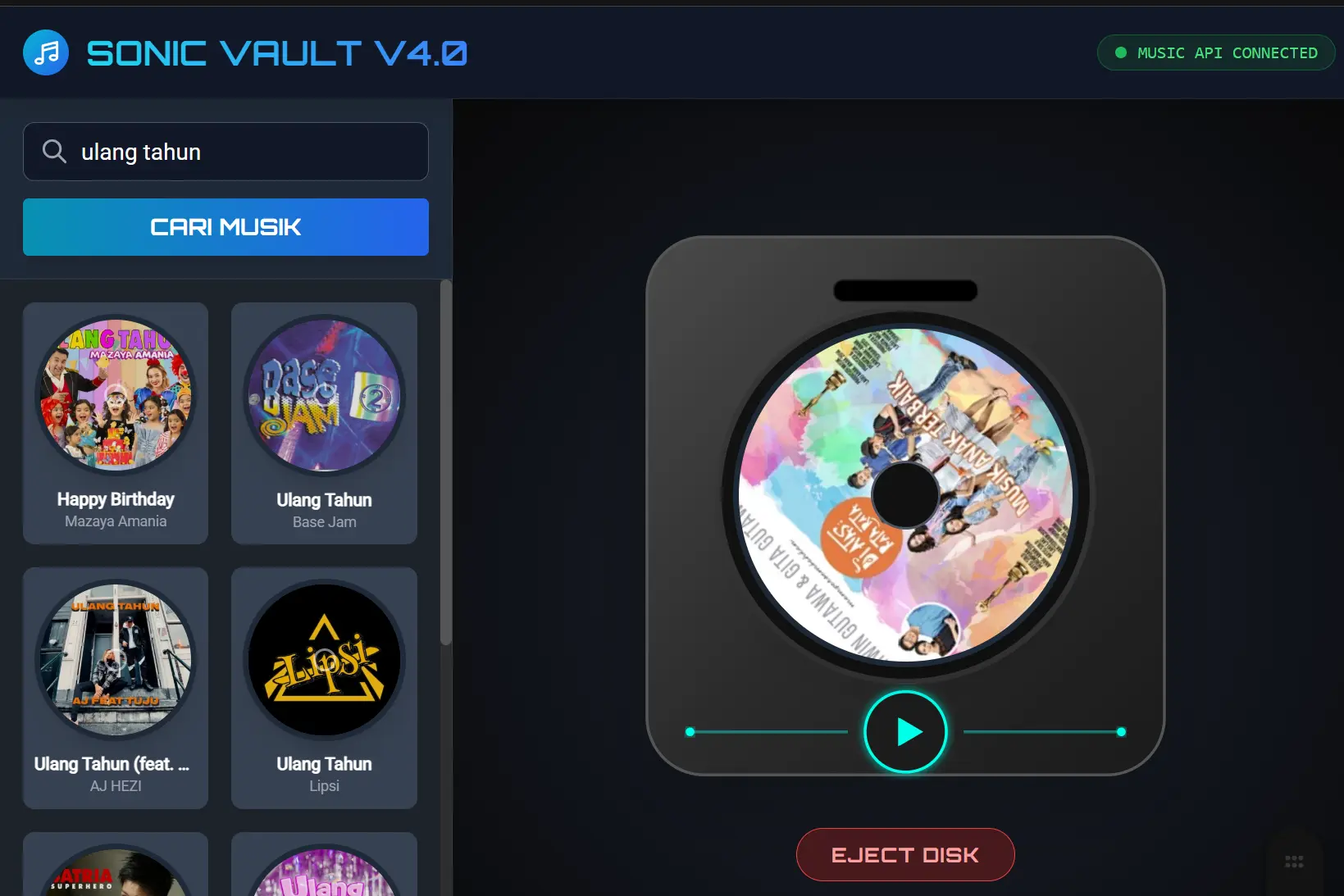 Virtual CD Player